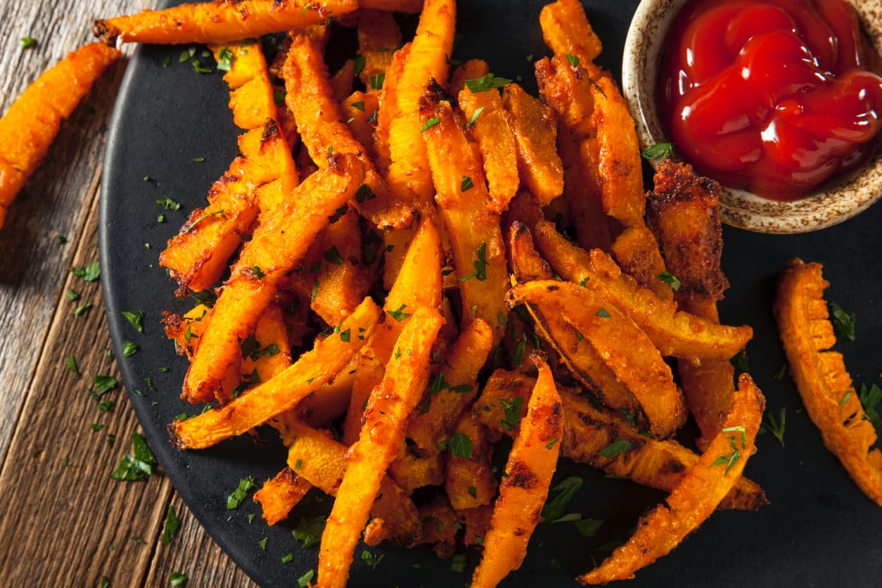 Frites de citrouille en 3 façons